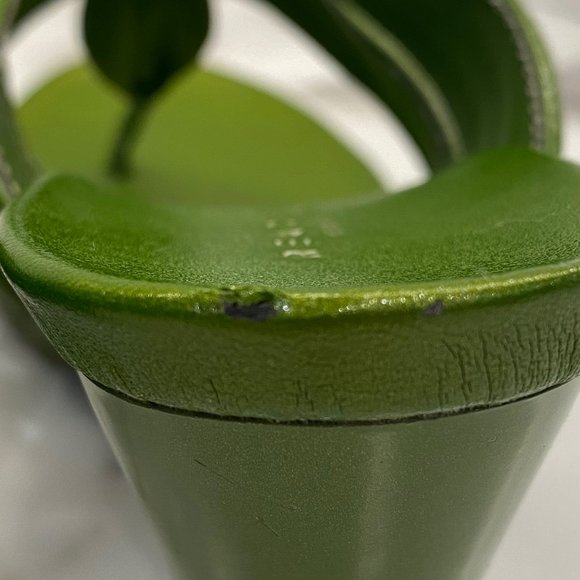 Kenneth Cole Reaction green wedge sandals - Picture 8 of 13